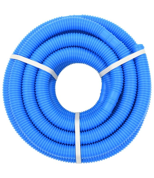 Zwembadslang met klemmen 38 mm 12 m blauw