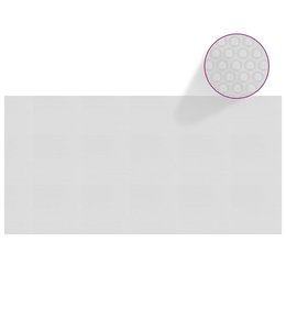 Zwembadfolie solar drijvend 975x488 cm PE grijs