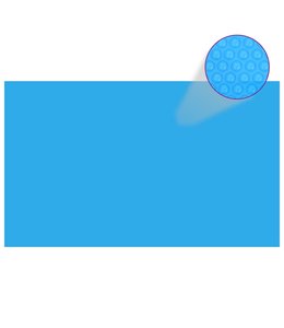 Zwembadhoes rechthoekig 1000x600 cm PE blauw
