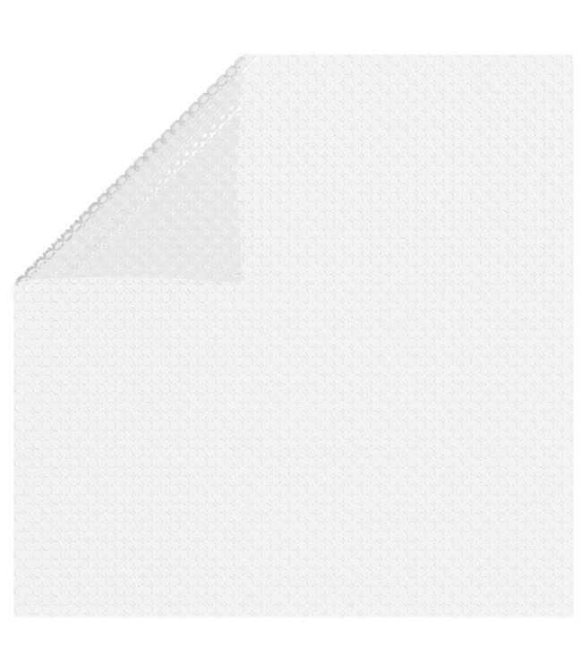 Zwembadfolie solar drijvend 600x300 cm PE grijs