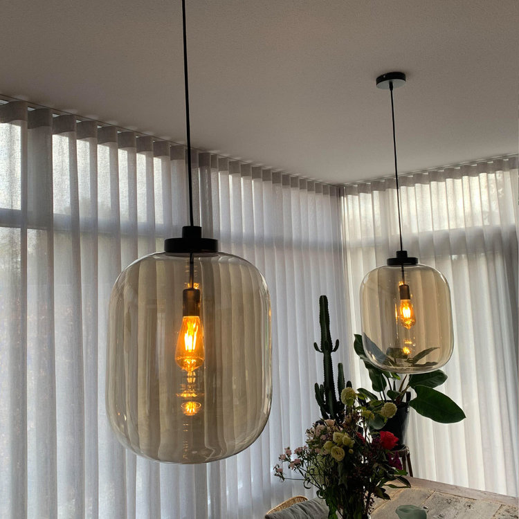 Hanglamp Amber 30 cm 1-lichts glas