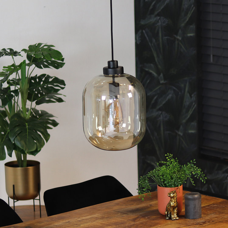 Hanglamp Amber 30 cm 1-lichts glas