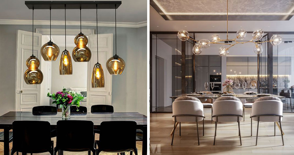Trend: glazen hanglamp boven de eettafel! & tips | Livin24