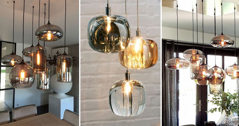 Trend: glazen hanglamp boven de eettafel! Advies & tips | Livin24