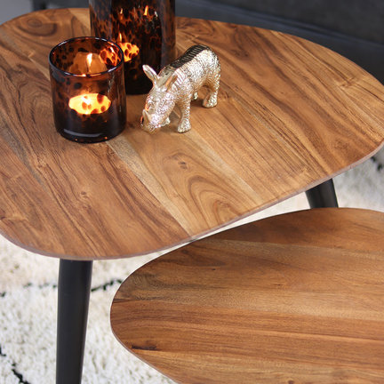 Salontafel acaciahout