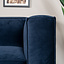 Velvet bank 2,5-zits Memphis blauw