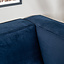 Velvet bank 2,5-zits Memphis blauw