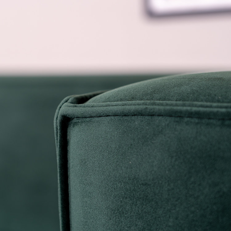 Velvet bank 2,5-zits Memphis groen