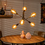 Hanglamp Harvey 6-lichts zwart