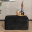 Hocker Memphis velvet zwart