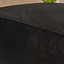 Hocker Memphis velvet zwart