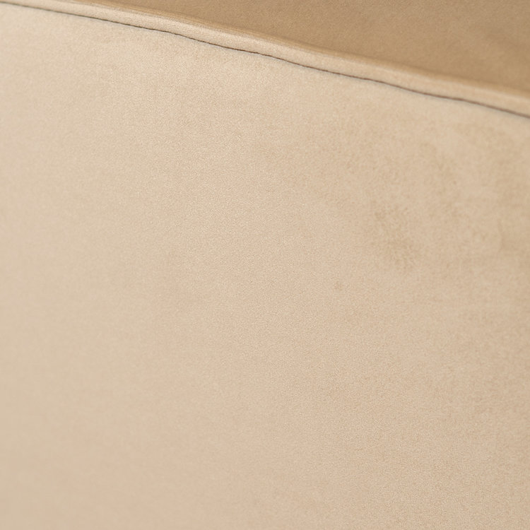 Hocker Memphis velvet beige