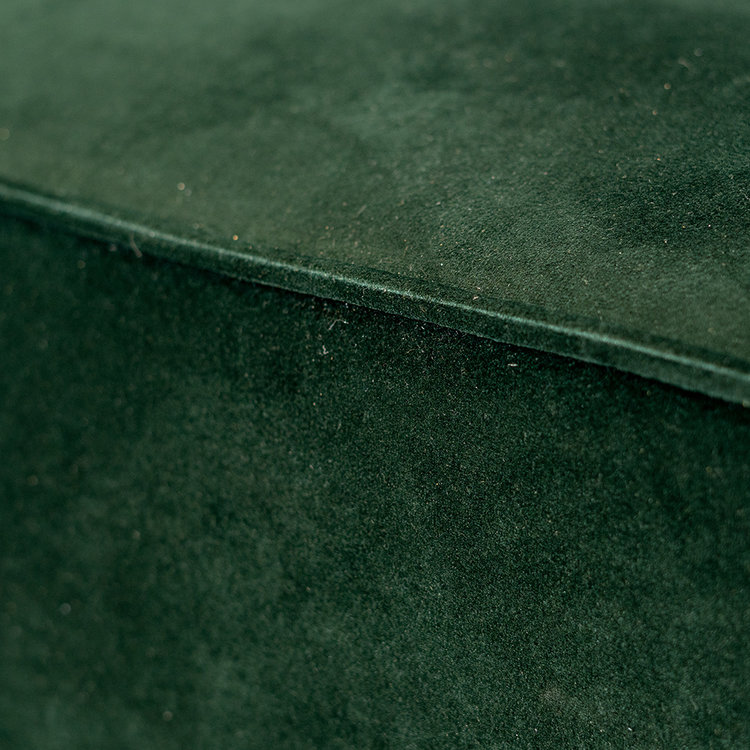 Hocker Memphis velvet groen