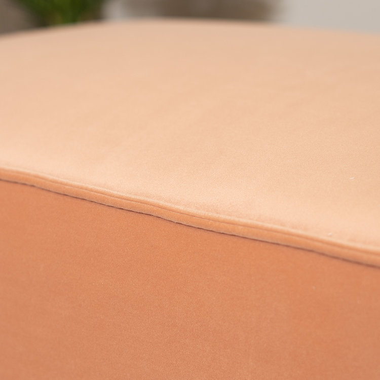 Hocker Memphis velvet roze