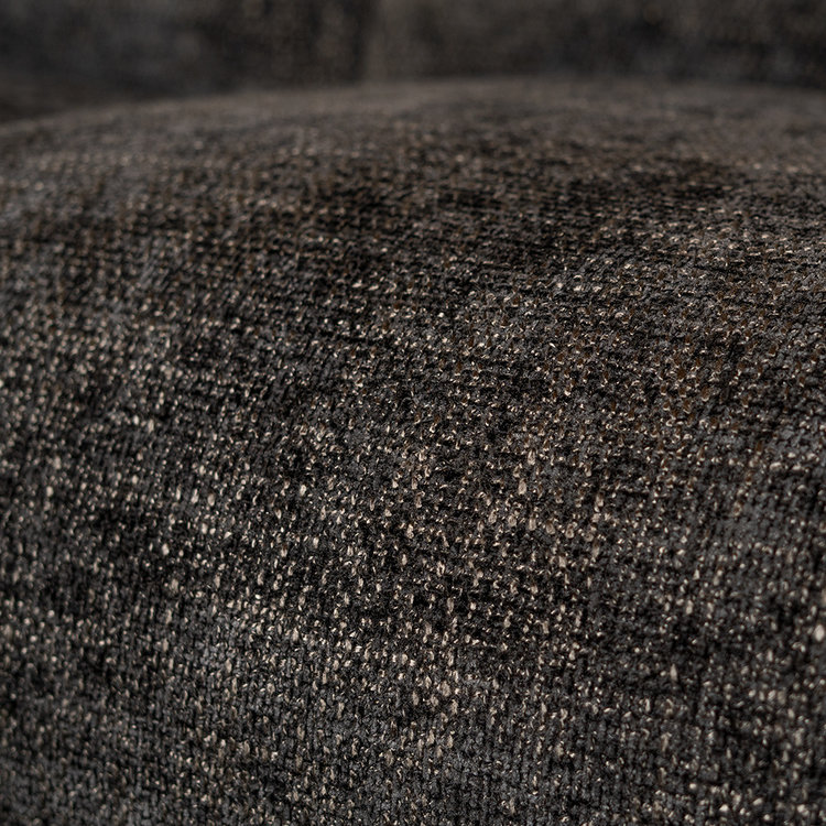 2,5-zits bank Denver zwart stof chenille