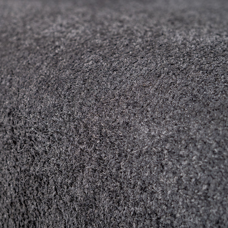 Scandinavische bank 2,5-zits Denver bouclé zwart