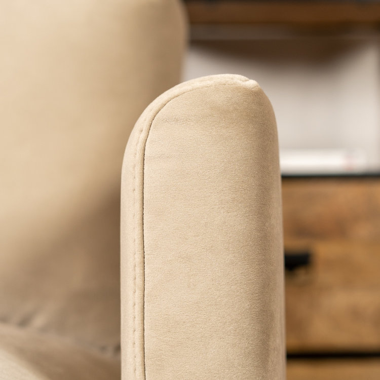 Velvet bank 2,5-zits Denver beige