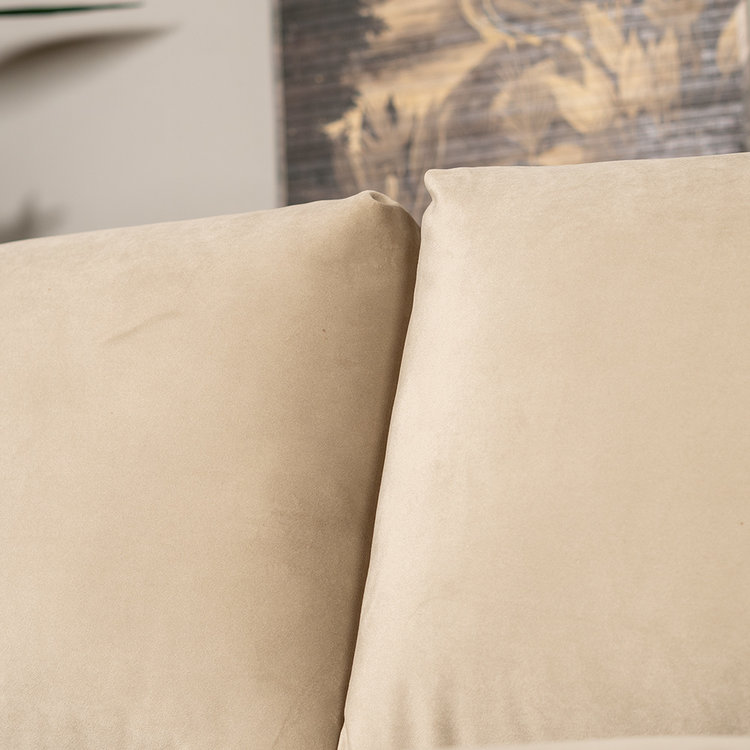 Velvet bank 2,5-zits Denver beige