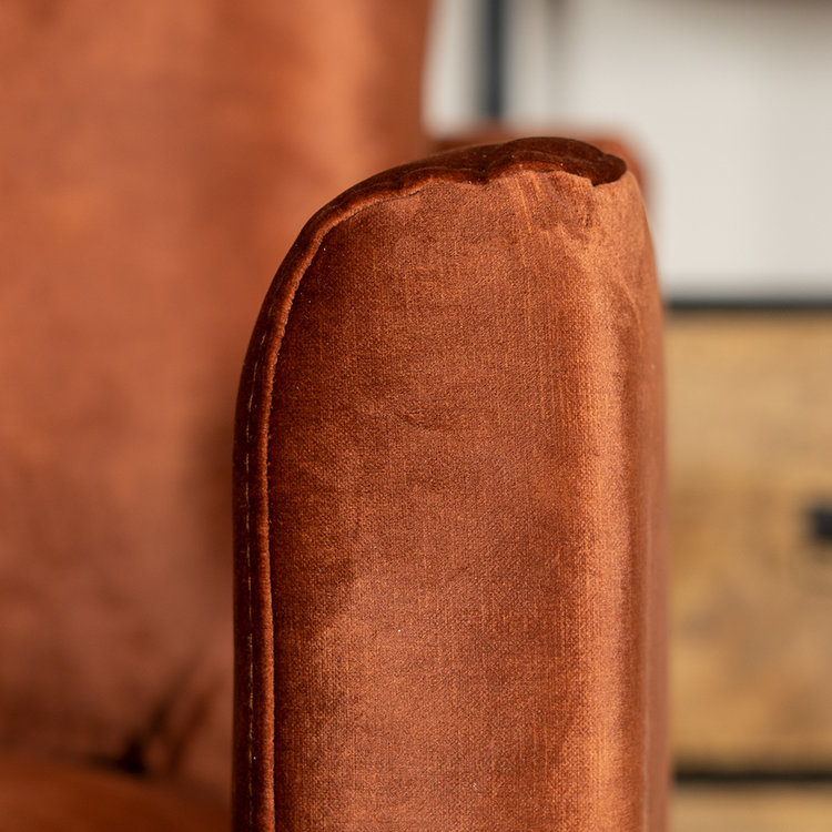 Velvet bank 2,5-zits Denver koper