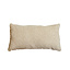 Sierkussen Nora bouclé stof beige 25 x 45 cm