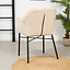 Scandinavische eetkamerstoel Vanja beige