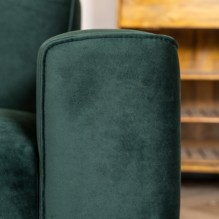 Velvet bank 2,5-zits Vegas groen