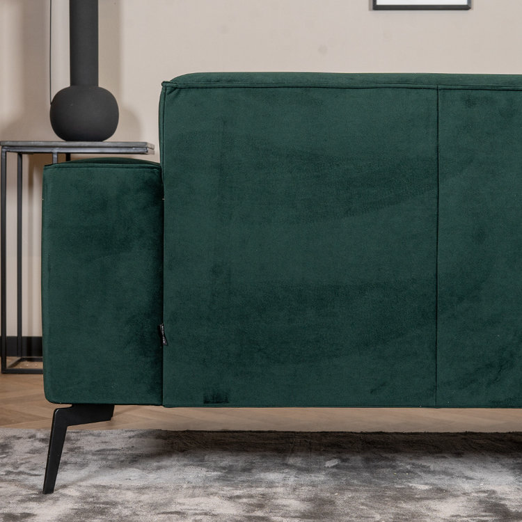 Velvet bank 2,5-zits Vegas groen