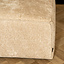 Hocker Memphis wit/beige stof chenille