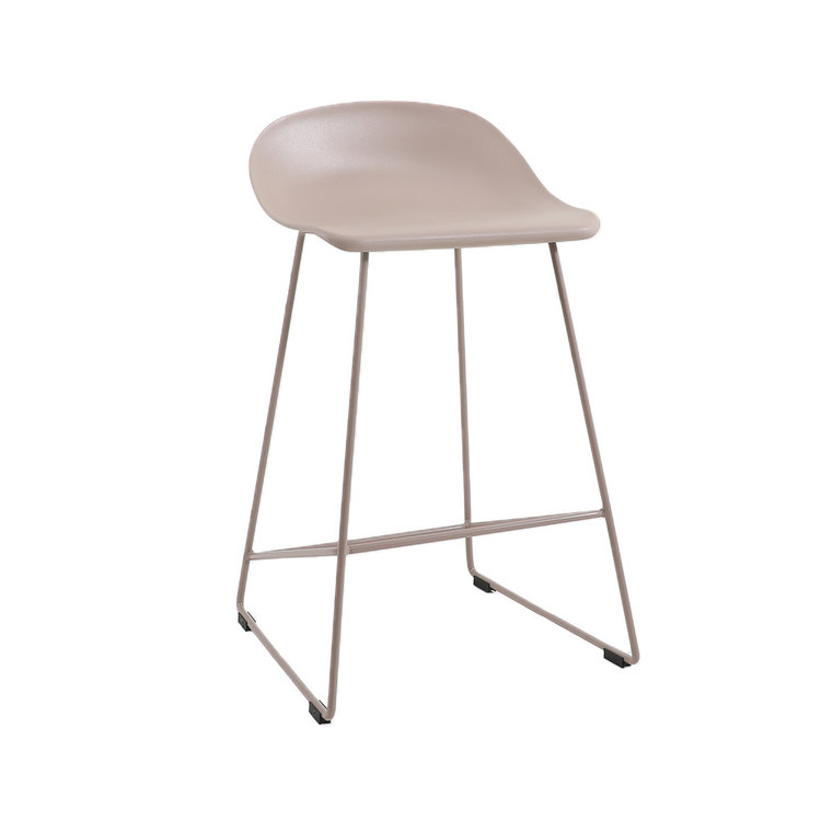 Scandinavische Barkruk Ellen taupe 66cm