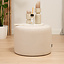 Poef Scandinavisch Hilda off white