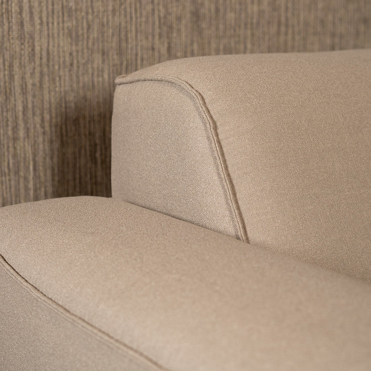 Scandinavische hoekbank Vegas taupe links/rechts