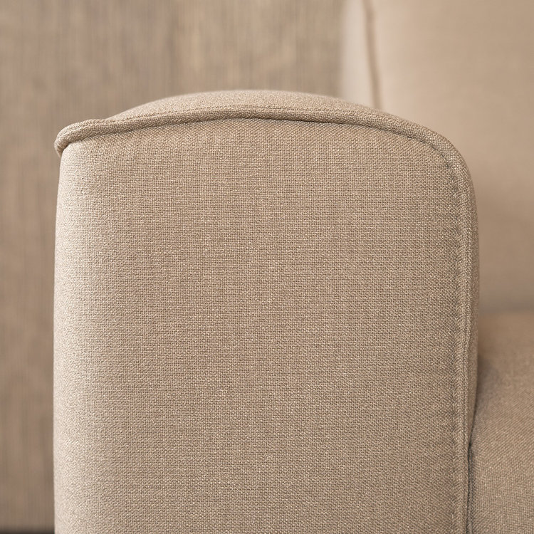 Scandinavische hoekbank Vegas taupe links/rechts