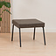 Hocker Espen antraciet eco-leer