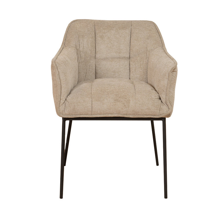 Scandinavische eetkamerstoel Jens taupe