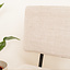 Scandinavische barkruk Espen beige gerecyclede stof 64-77 cm