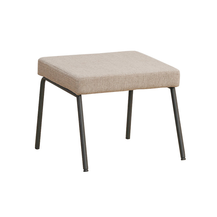 Hocker Espen taupe gerecyclede stof