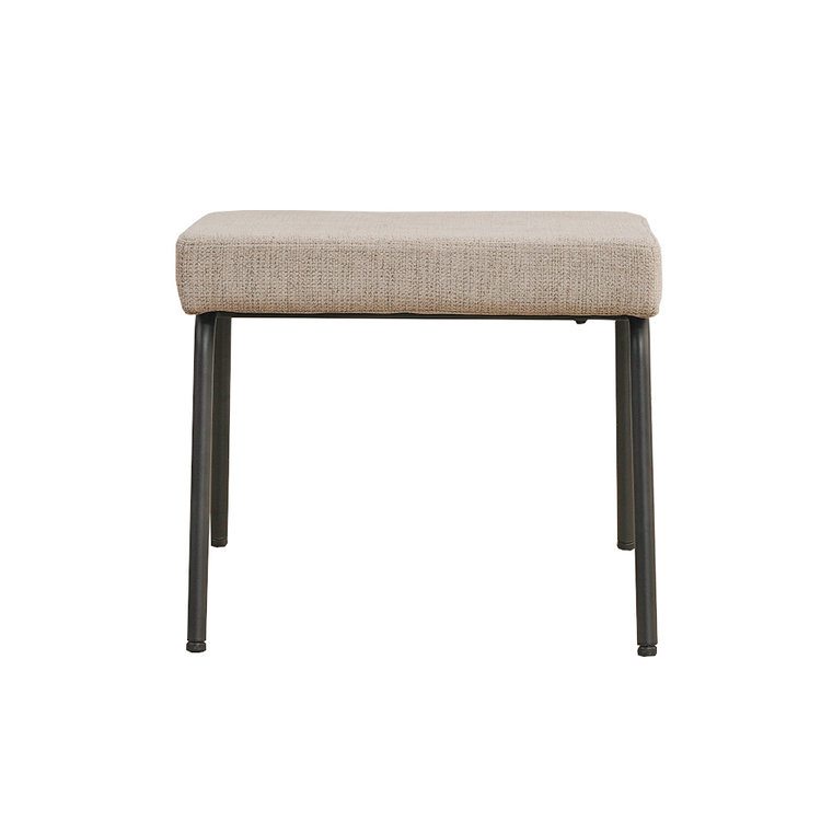 Hocker Espen taupe gerecyclede stof