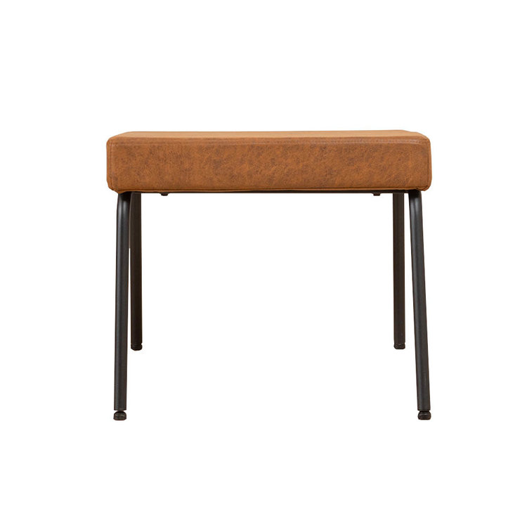 Hocker Espen cognac eco-leer