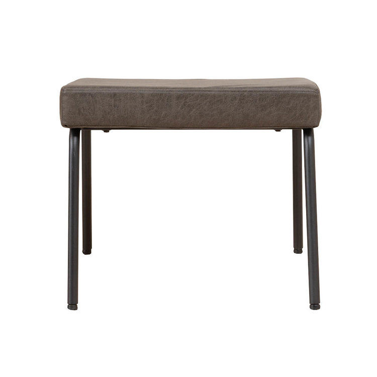 Hocker Espen antraciet eco-leer