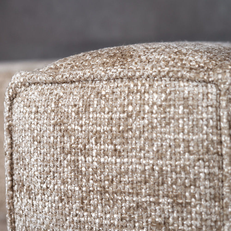 2,5-zits bank Memphis taupe stof chenille