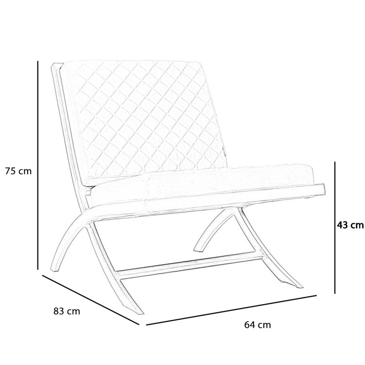 Design fauteuil Madrid velvet okergeel