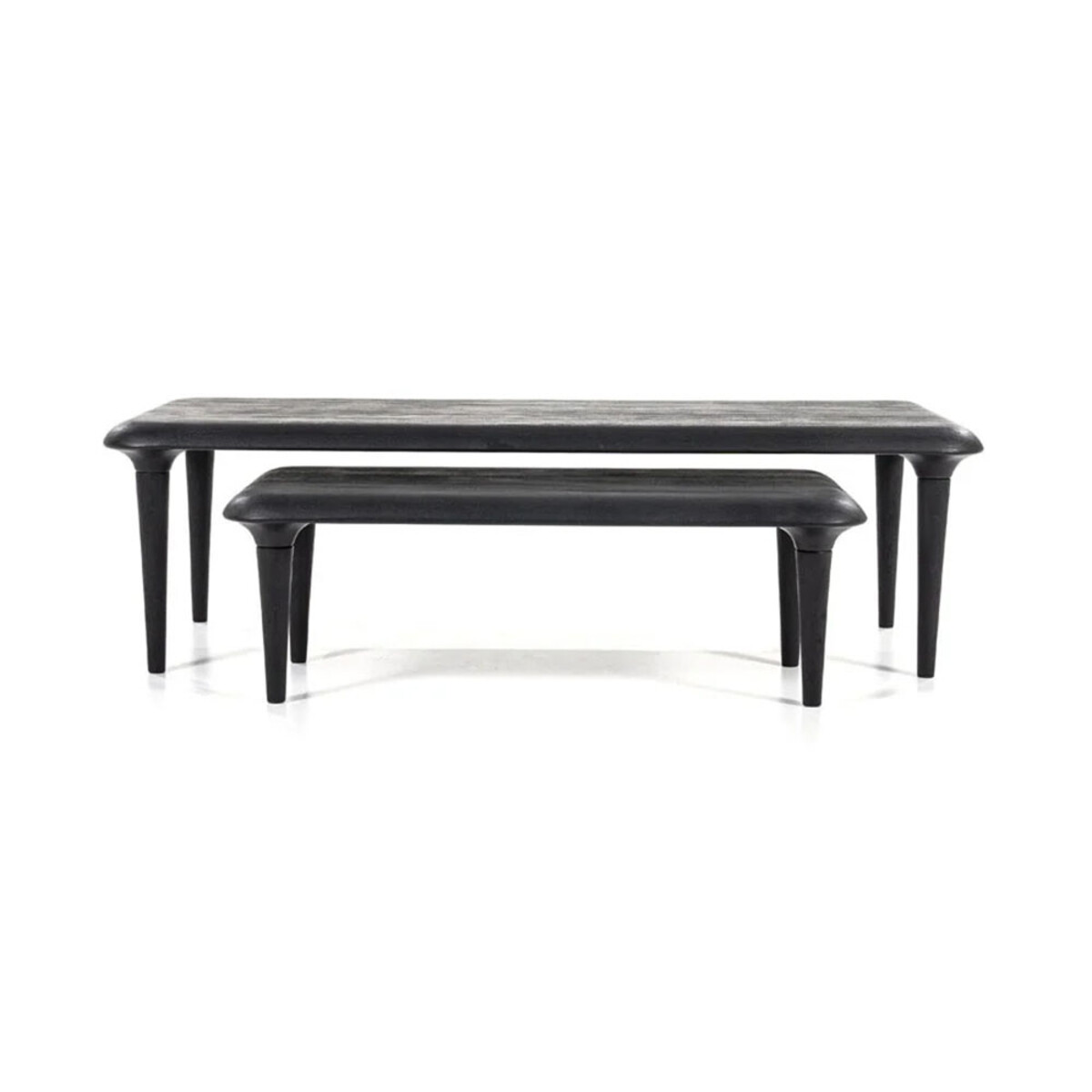 Salontafel set Adam mangohout zwart | Livin24