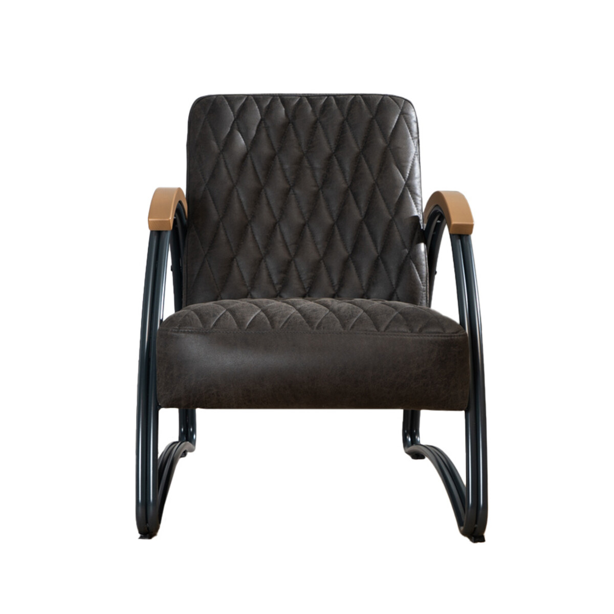 Industriële fauteuil Ivy eco-leer - verzending!