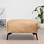 Industriële hocker Vegas eco-leer beige