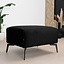 Hocker Vegas zwart velvet