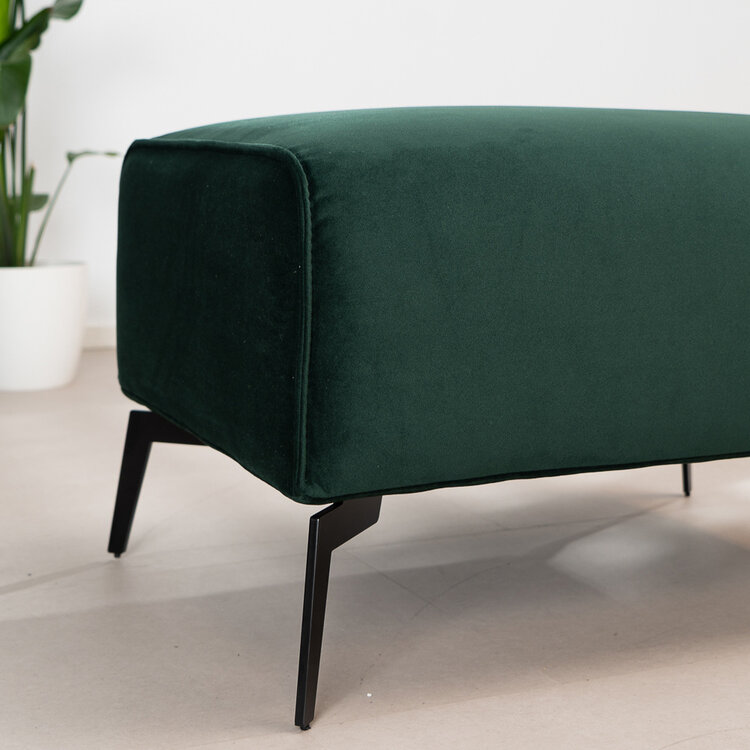 Hocker Vegas groen velvet