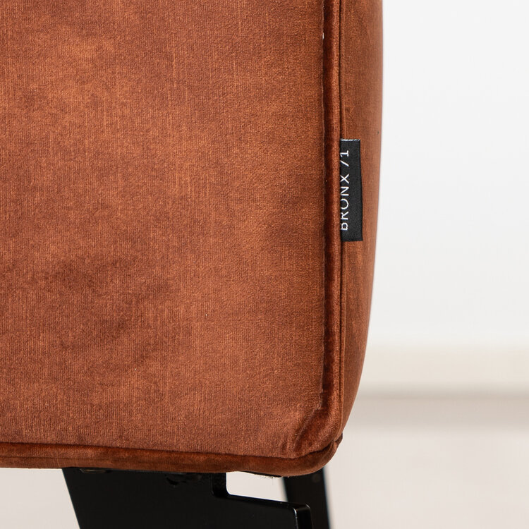 Hocker Vegas velvet koper