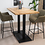 Bartafel Sven eikenhout 140 x 80 x 109 cm