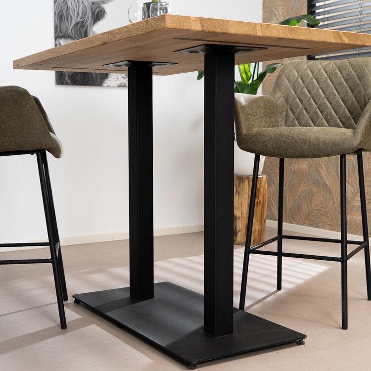 Bartafel Sven eikenhout 140 x 80 x 109 cm