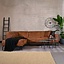 Industriële hoekbank Kansas eco-leer cognac links
